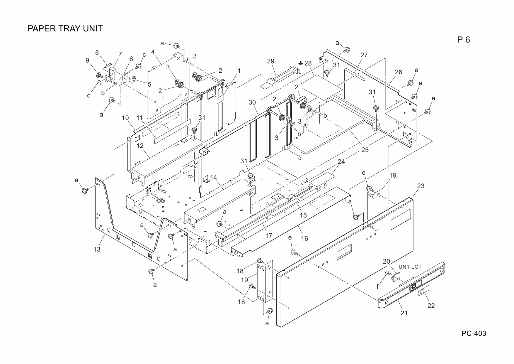Konica-Minolta Options PC-403 4061712 Parts Manual-5